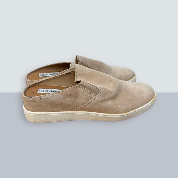 Steve Madden Ezekiel Suede Slip On Sneakers 11 - Picture 4 of 6